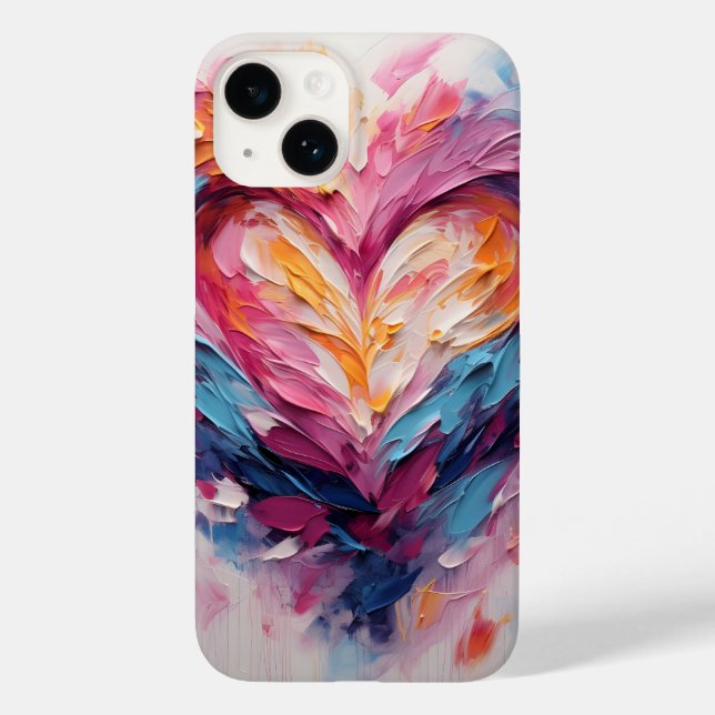 Valentine Radiant Liebe Herzschlag Case-Mate iPhone Hülle (Rückseite)