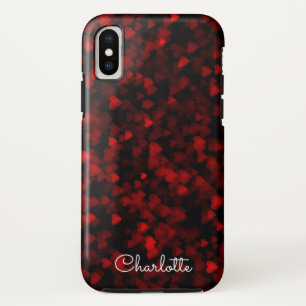 Valentine Red Bokeh Hearts Case-Mate iPhone Hülle