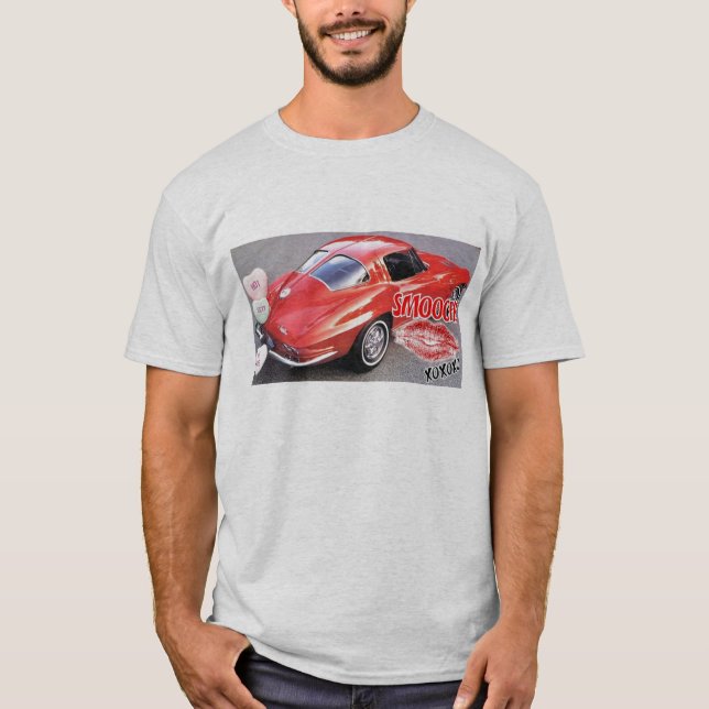 Valentine Red Corvette Classic T-Shirt (Vorderseite)