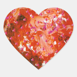 Valentine Reds Herz-Aufkleber