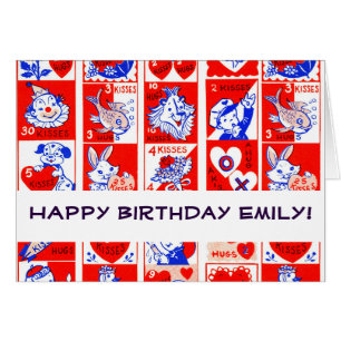 Valentine Retro Liebe schlägt Niedliche Muster