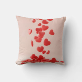 valentine romantic heart decoration background kissen
