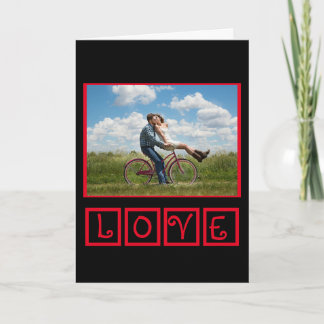 Valentine Romantic I Love You Photo Karte