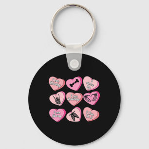 Valentine Röntgentechniker Radiologiker Schlüsselanhänger