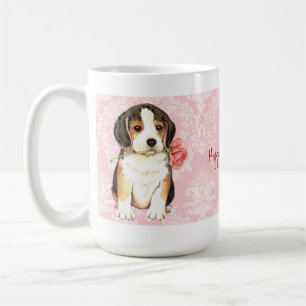 Valentine Rose Beagle Kaffeetasse