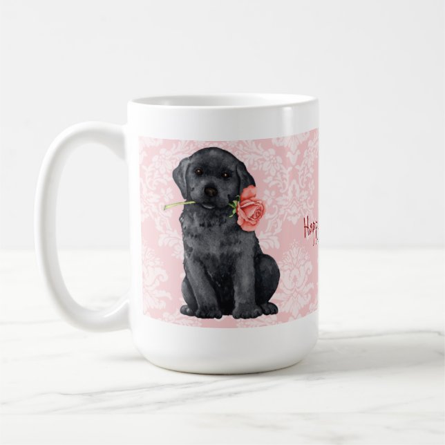 Valentine Rose Black Lab Kaffeetasse (Links)