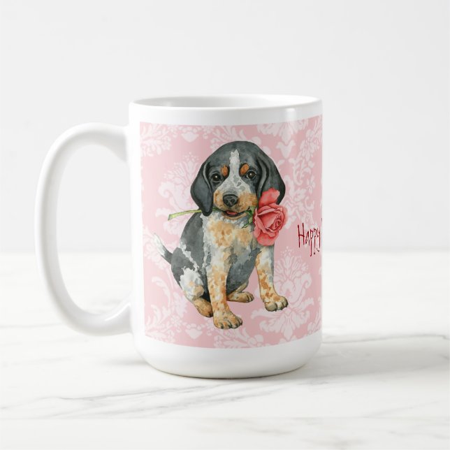 Valentine Rose Bluetick Kaffeetasse (Links)