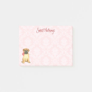 Valentine Rose Bullmastiff Nachhinweise Post-it Klebezettel