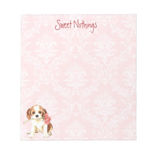 Valentine Rose Cavalier Notizblock