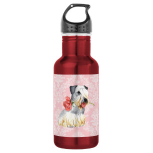 Valentine Rose Cesky Terrier Trinkflasche