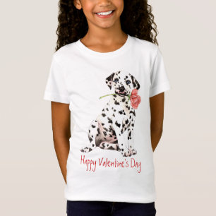 Valentine Rose Dalmatiner T-Shirt