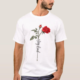 Valentine Rose Graphic Men’s T-Shirt 