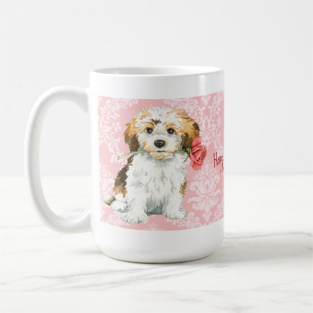 Valentine-Rose Havanese Tasse (Links)