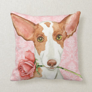 Valentine Rose Ibizan Hound Kissen