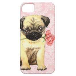 Valentine Rose Mops Case-Mate iPhone Hülle