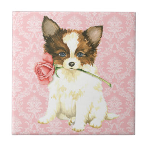 Valentine Rose Papillon Fliese