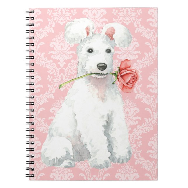 Valentine Rose Pumi Notebook Notizblock (Vorderseite)