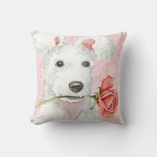 Valentine Rose Pumi Throw Kissen