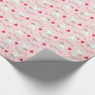 Valentine Rose Pumi Wrapping Paper Geschenkpapier