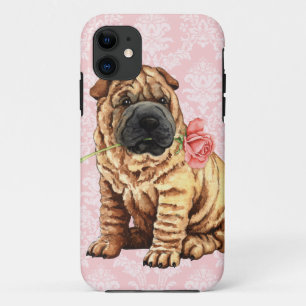 Valentine Rose Shar-Pei Case-Mate iPhone Hülle