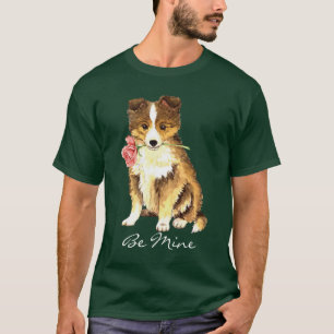 Valentine-Rose Sheltie T-Shirt