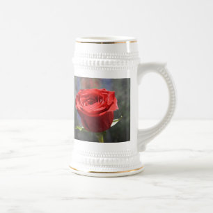Valentine Rose Stein Bierglas