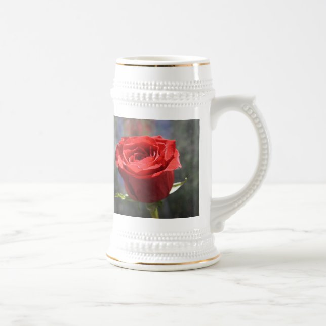 Valentine Rose Stein Bierglas (Rechts)