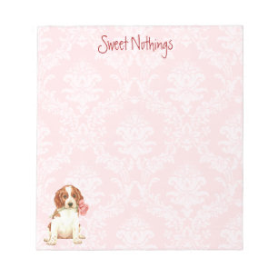 Valentine Rose Welshie Notizblock
