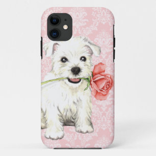 Valentine-Rose Westie Case-Mate iPhone Hülle