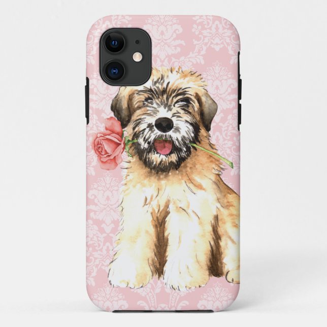 Valentine-Rose Wheaten Case-Mate iPhone Hülle (Rückseite)