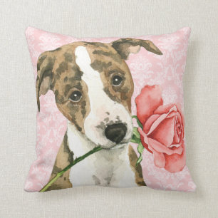 Valentine-Rose Whippet Kissen