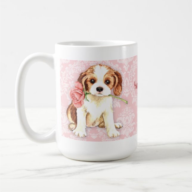Valentine-Rosen-Kavalier Tasse (Links)
