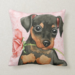 Valentine-Rosen-Minuten-Button Kissen