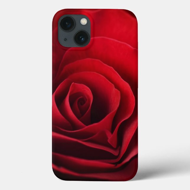 Valentine-Rote Rose Case-Mate iPhone Hülle (Rückseite)