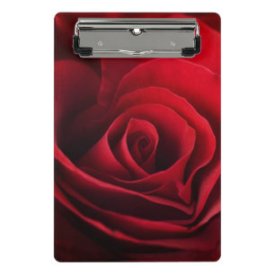 Valentine-Rote Rose Mini Klemmbrett