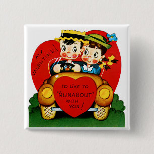 Valentine Runabout Button