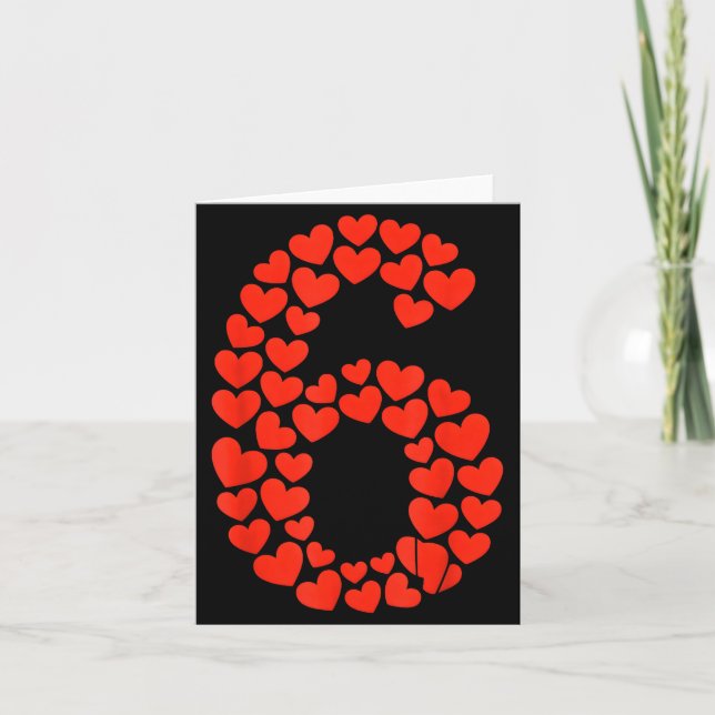 Valentine’s Day 67 With Heart Matching Couple Vale Karte (Vorderseite)