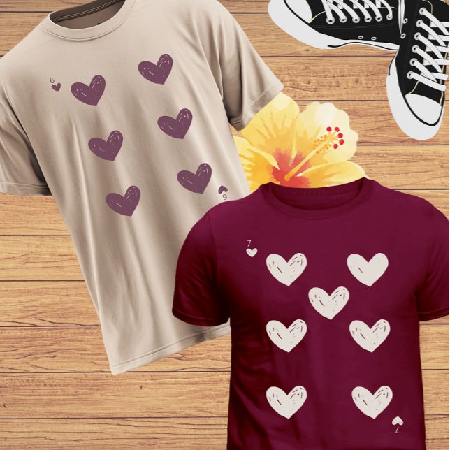 Valentine’s Day 6 & 7 Meme Matching Couple Women  Tri-Blend Shirt (Von Creator hochgeladen)