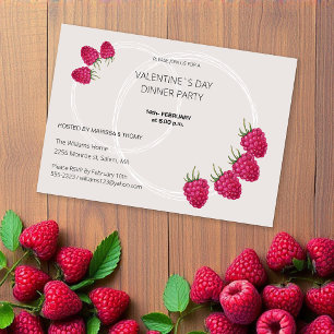Valentine`s Day Dinner Party Feiertagskarte
