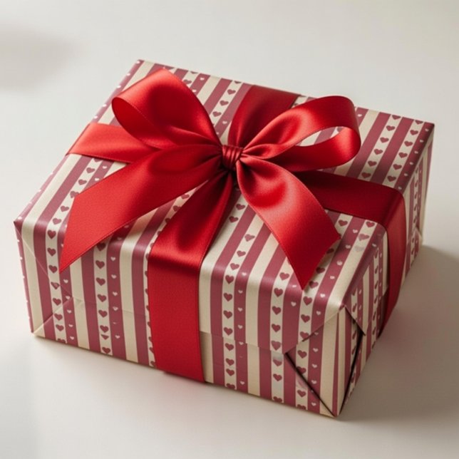 Valentine’s Day Gift Wrap Cute Love Geschenkpapier (Von Creator hochgeladen)