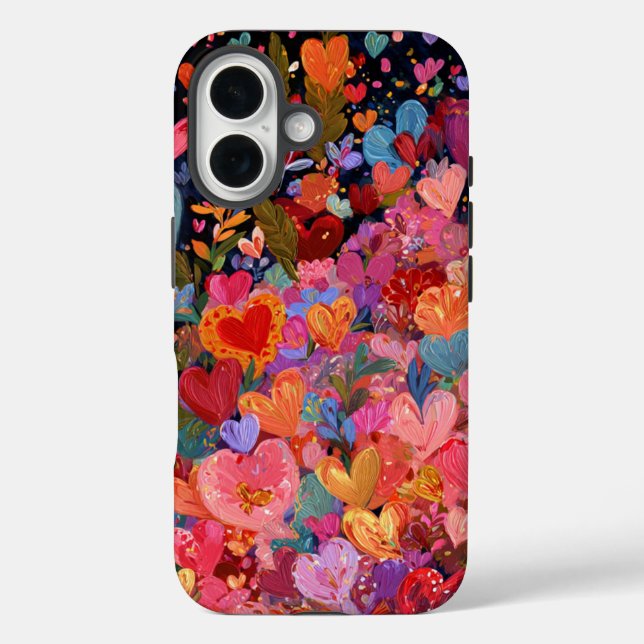 Valentine’s Day iPhone 16 Case | Romantic (Rückseite)