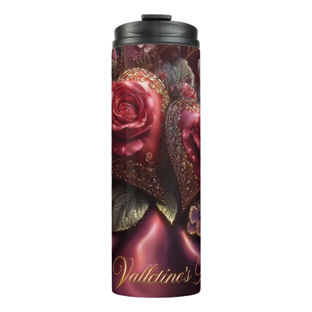 Valentine’s Day Mug | Romantic Thermosbecher (Vorderseite)