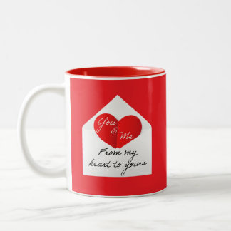 Valentine’s Day Mug Zweifarbige Tasse