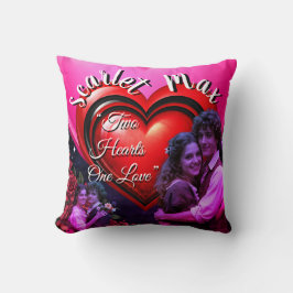 Valentine’s Day Photo Collage Red Pink Hearts Kissen