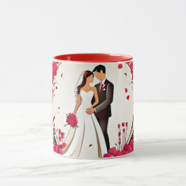 Valentine’s Day Romantic Couple Silhouette love Tasse