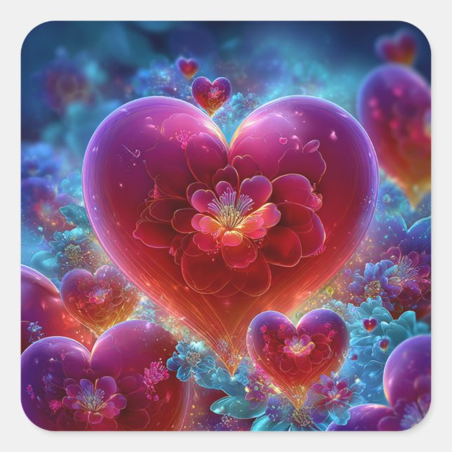 Valentine’s Day Stickers | Cute, Romantic  (Vorderseite)