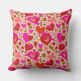 Valentine’s Day Throw Pillow Collection | Romantic Kissen