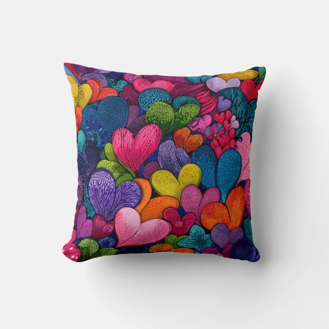 Valentine’s Day Throw Pillow Collection | Romantic Kissen (Vorderseite)