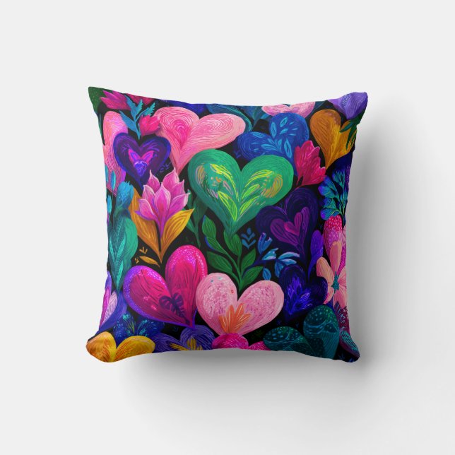Valentine’s Day Throw Pillow Collection | Romantic Kissen (Vorderseite)