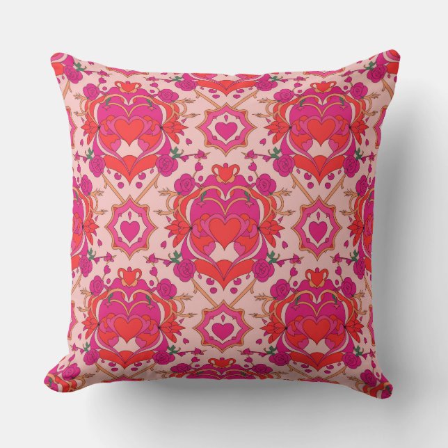 Valentine’s Day Throw Pillow Collection | Romantic Kissen (Vorderseite)
